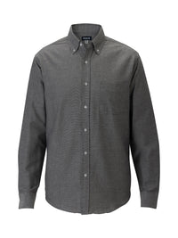Men's Easy Care Oxford Long Sleeve Shirt - 1077 - Black