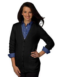 Women's Jersey Knit Sweater - 119 - Black