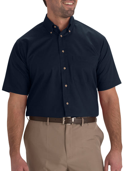 Men's One-Pocket Poplin Short Sleeve Shirt - 1230 - Navy