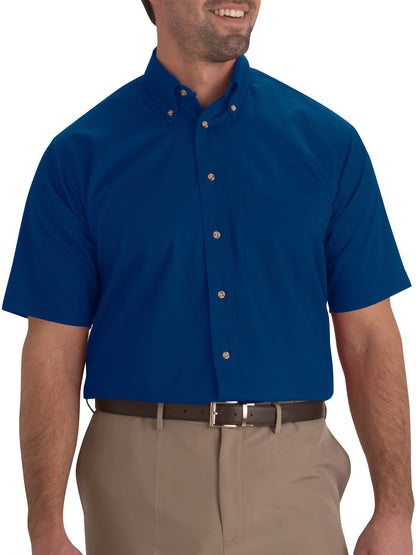 Men's One-Pocket Poplin Short Sleeve Shirt - 1230 - Royal