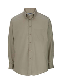 Men's 1-Pocket Long Sleeve Poplin Shirt - 1280 - Tan