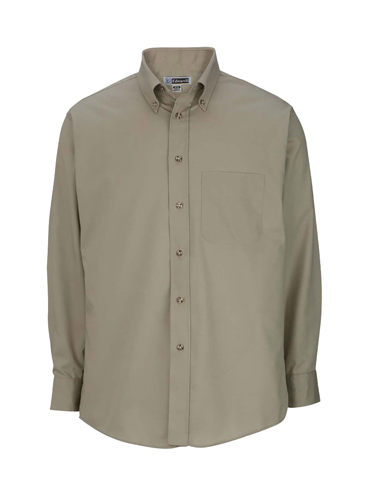Men's One-Pocket Poplin-Long Sleeve - 1280 - Tan