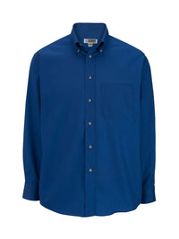 Men's 1-Pocket Long Sleeve Poplin Shirt - 1280 - Royal