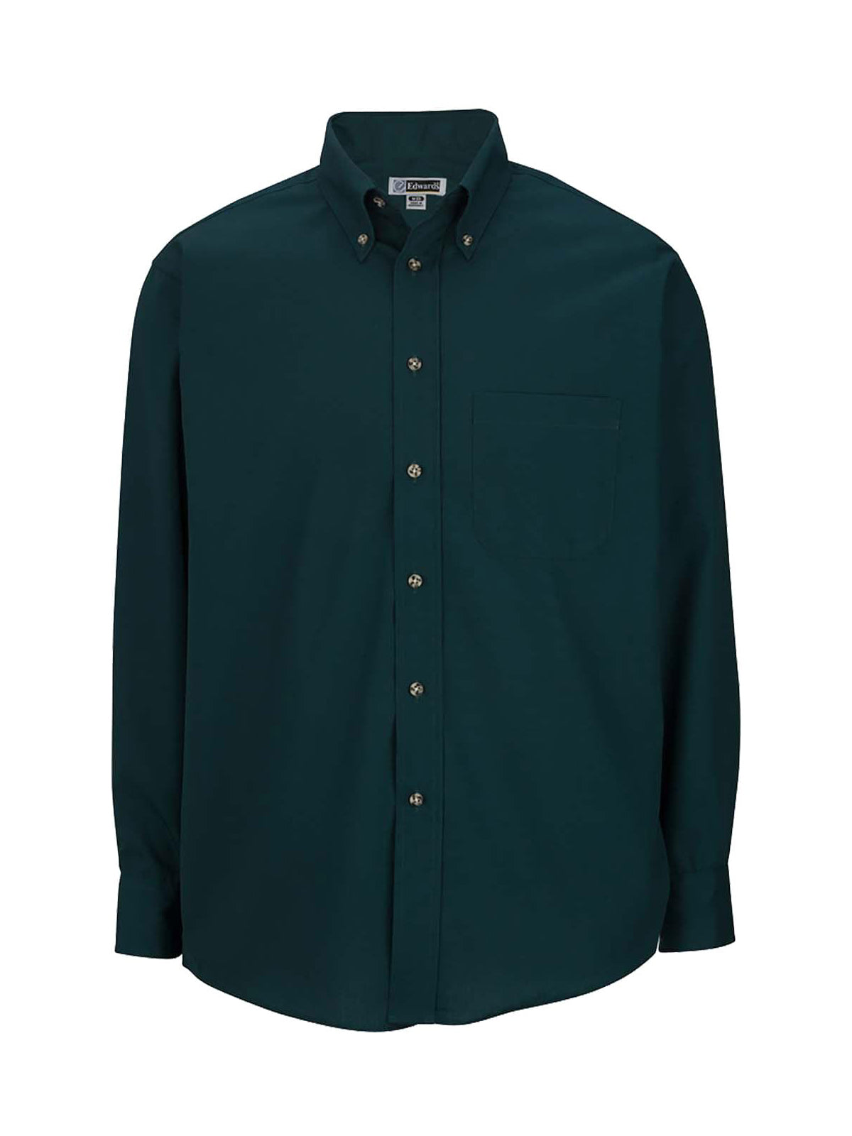 Men's One-Pocket Poplin-Long Sleeve - 1280 - Teal