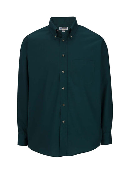 Men's One-Pocket Poplin-Long Sleeve - 1280 - Teal