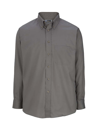 Men's One-Pocket Poplin-Long Sleeve - 1280 - Titanium