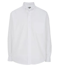 Men's Lightweight Long Sleeve Poplin Shirt - 1295 - White