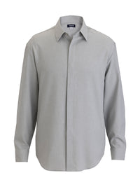 Men's Flexbatiste Café Long Sleeve Shirt - 1297 - Platinum