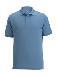 Men's Mini Pique Snag-Proof Polo - 1507 - Marina Blue