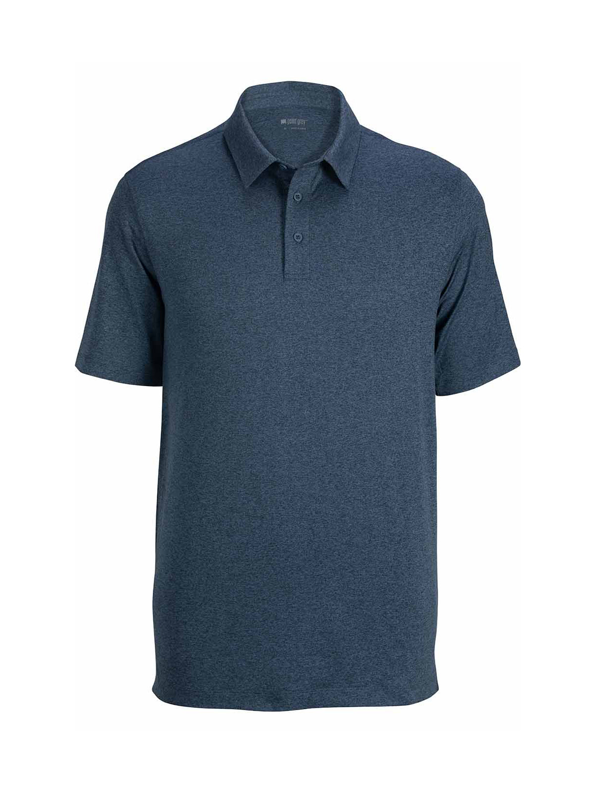 Men's Moisture Wicking Polo - 1592 - Navy Agate Heather