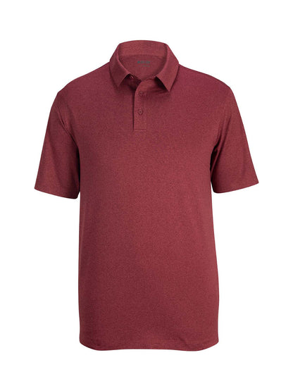 Men's Moisture Wicking Polo - 1592 - Scarlet Heather