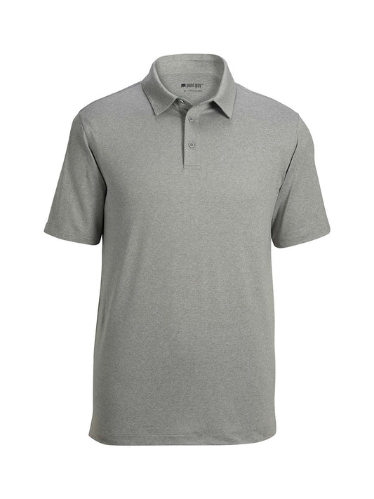 Men's Moisure Wicking Polo - 1592 - Platinum Heather