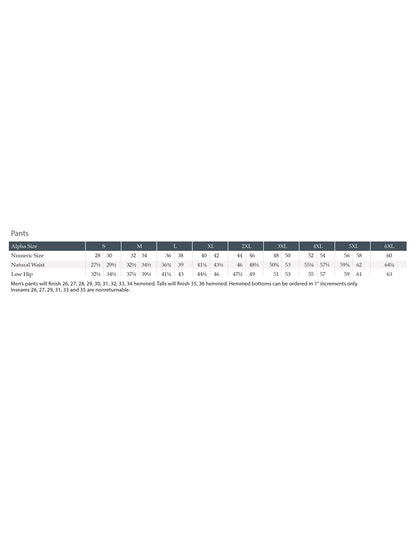 SIZECHART