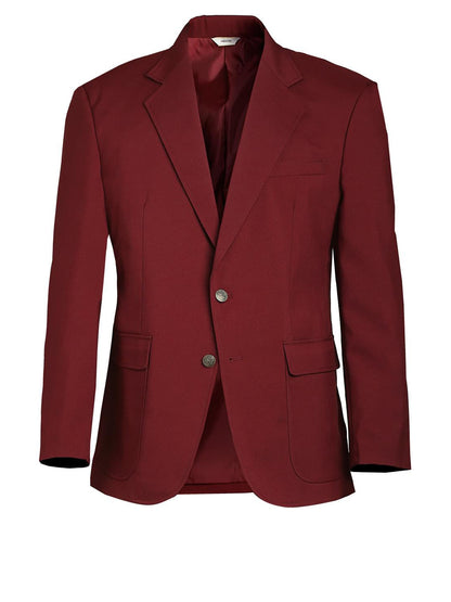 Men's 4-Pocket Traditional Blazer - 3500 - Burgundy