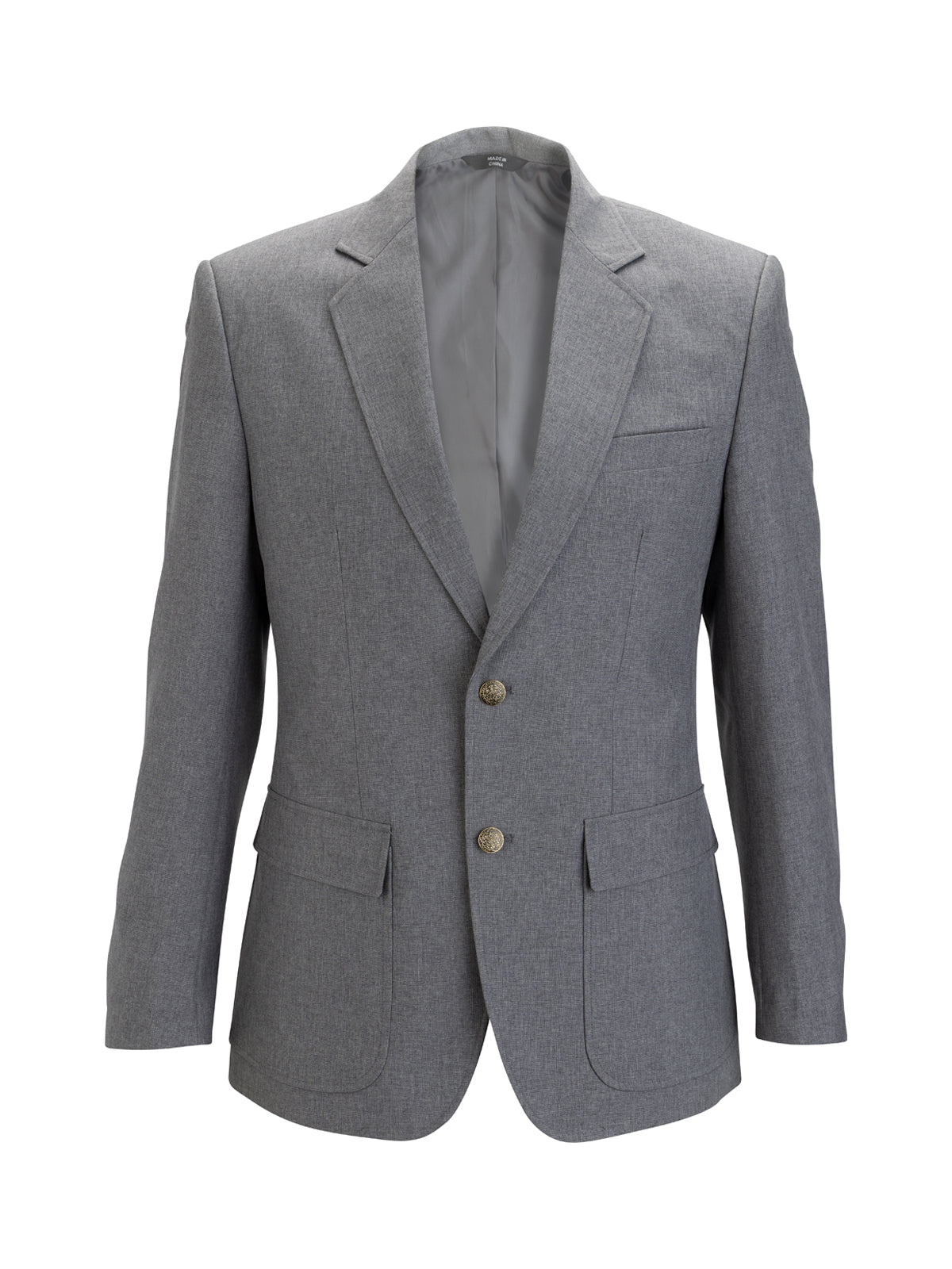 Men's 4-Pocket Traditional Blazer - 3500 - Heather Grey
