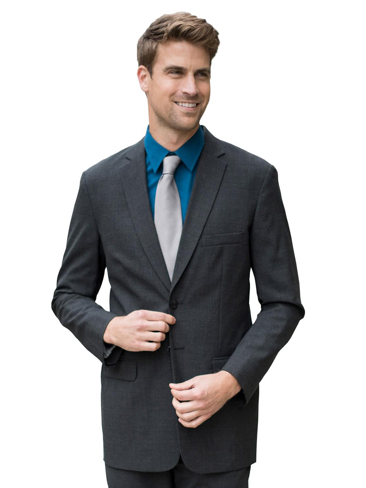 Men's 7-Pocket Signature Suit Coat - 3633 - Charcoal