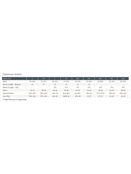 SIZECHART
