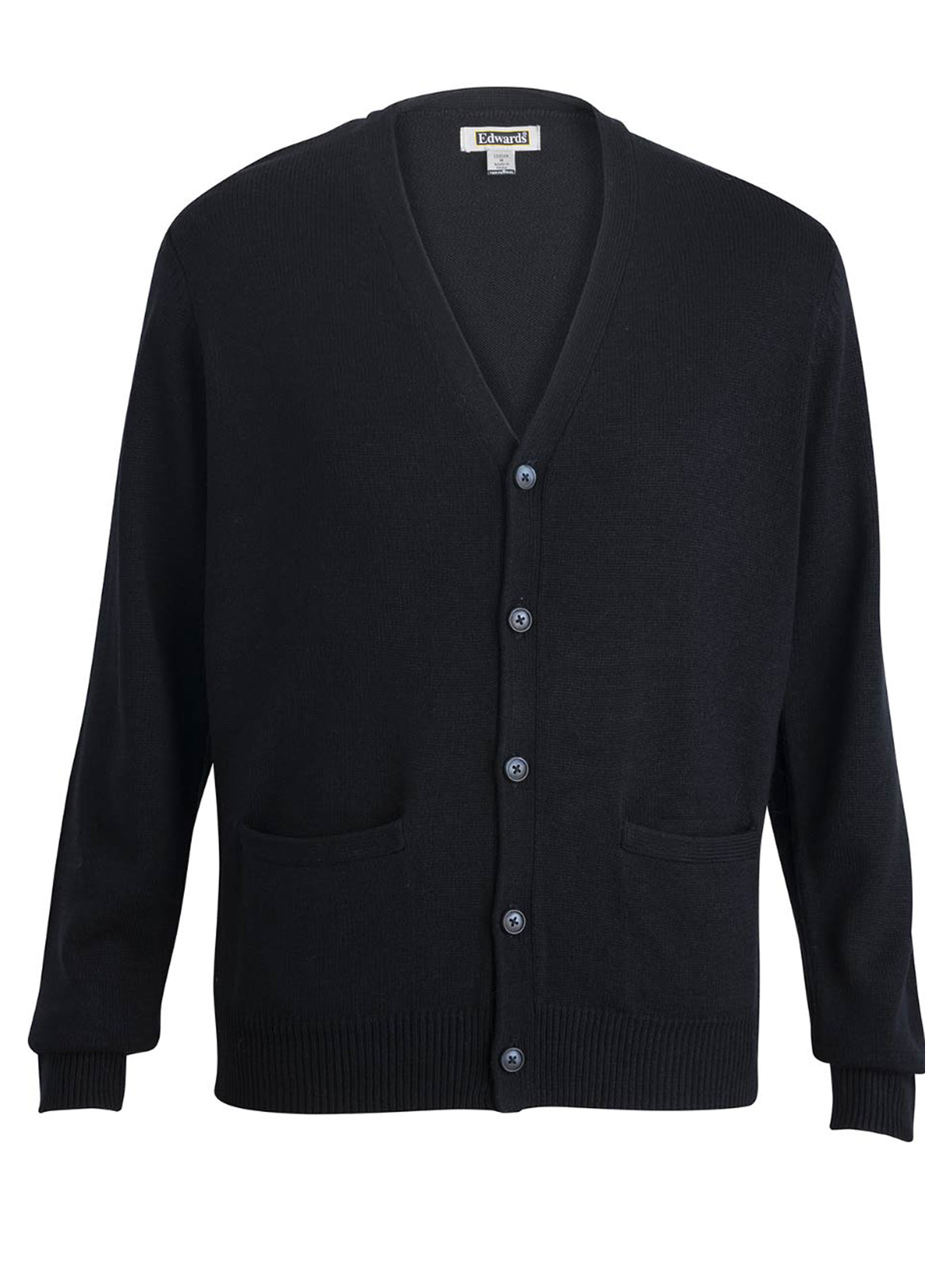 Unisex 2-Pocket Midweight Cardigan - 4350 - Navy