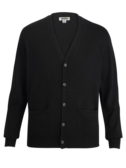 Unisex 2-Pocket Midweight Cardigan - 4350 - Black