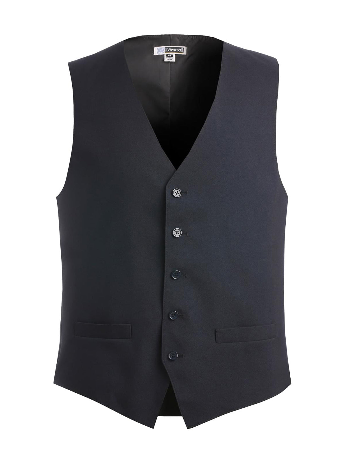 Men's Six-Pocket Polyester Vest - 4490 - Dark Navy