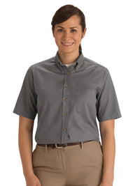 Women's One-Pocket Poplin Short Sleeve Shirt - 5230 - Titanium