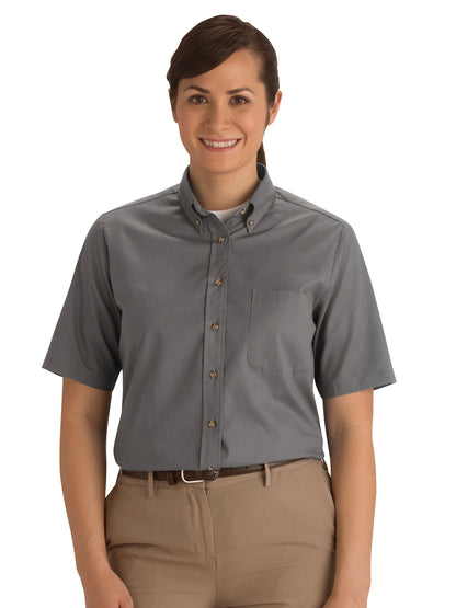 Women's One-Pocket Poplin Short Sleeve Shirt - 5230 - Titanium
