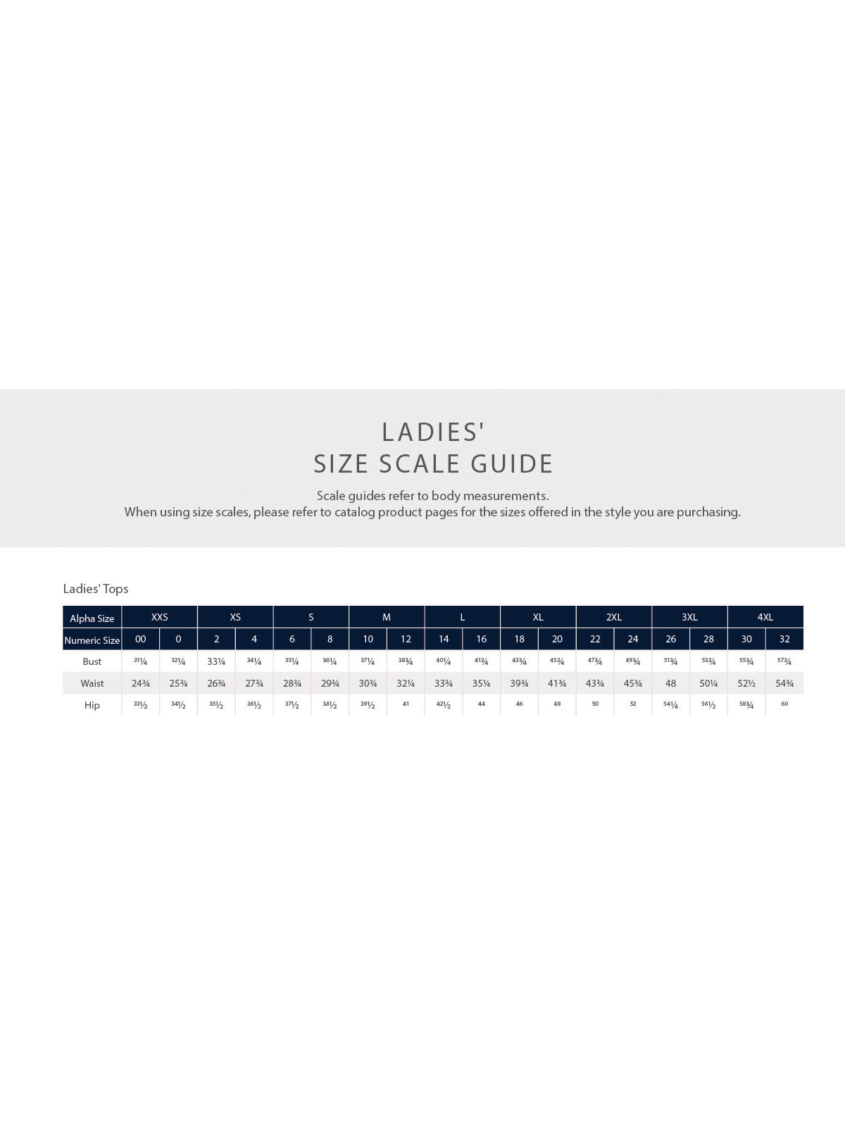 SIZECHART