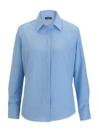 Women's Flexbatiste Café Long Sleeve Shirt - 5297 - Blue