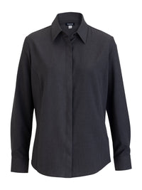 Women's Flexbatiste Café Long Sleeve Shirt - 5297 - Steel Grey