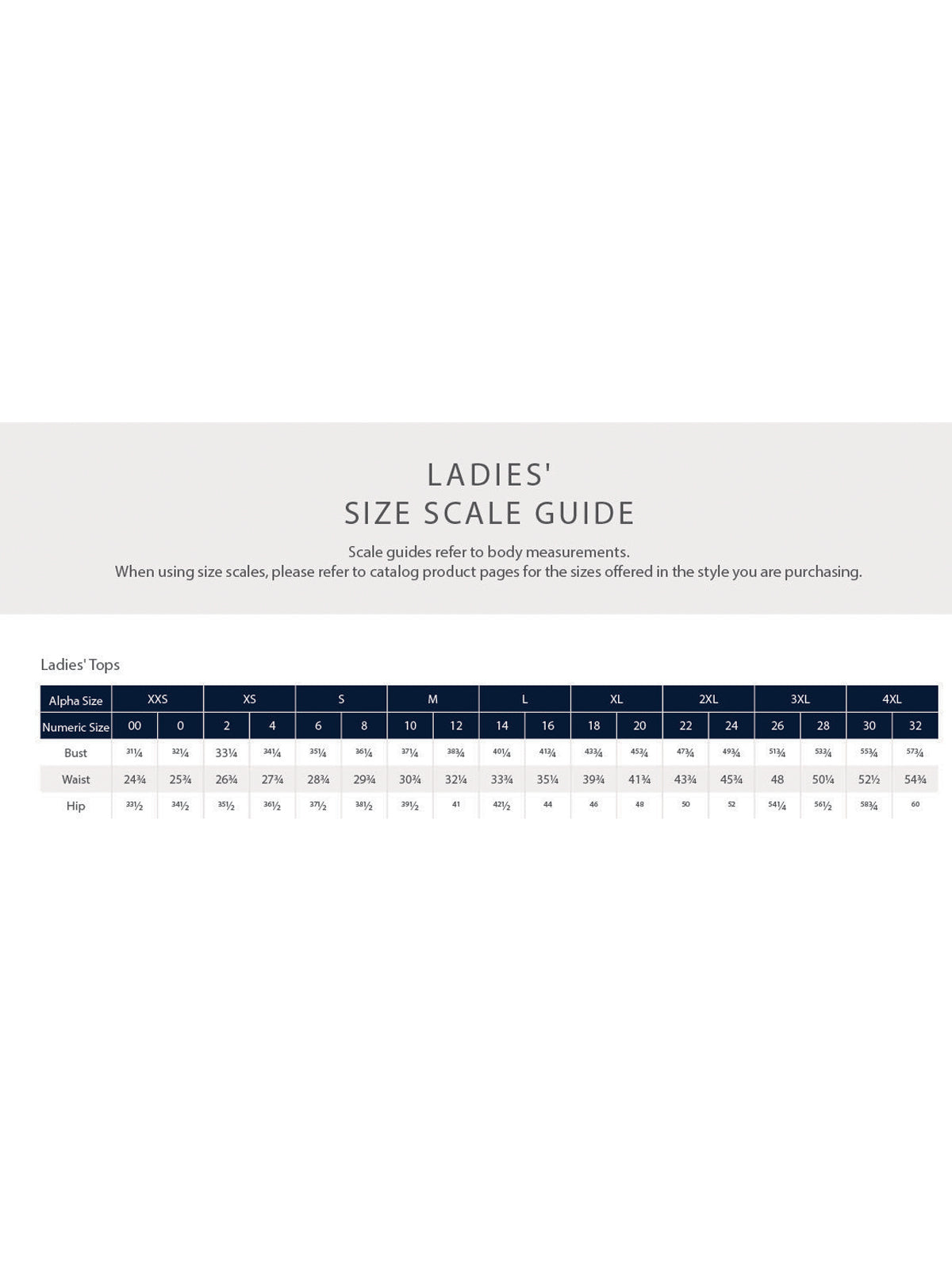 SIZECHART