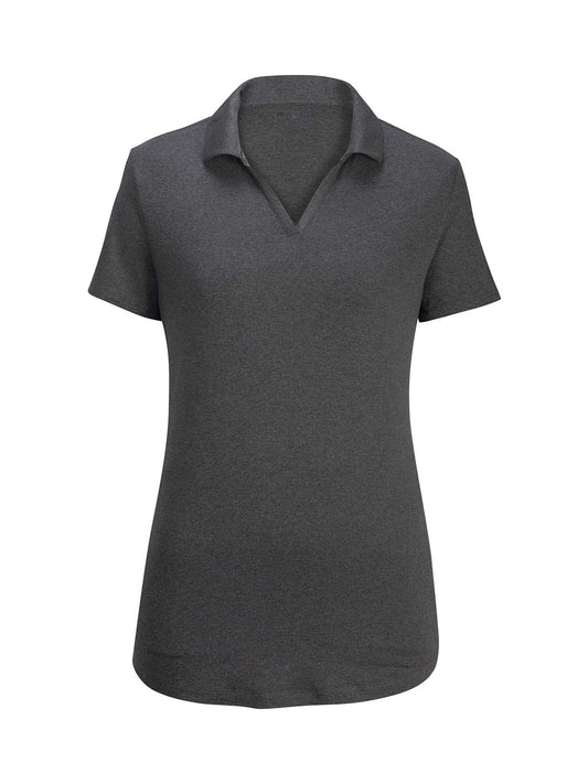 Women's Moisure Wicking Polo - 5592 - Forged Iron Heather
