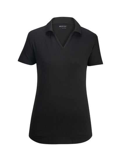 Women's Moisture Wicking Polo - 5592 - Black Heather