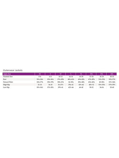 SIZECHART