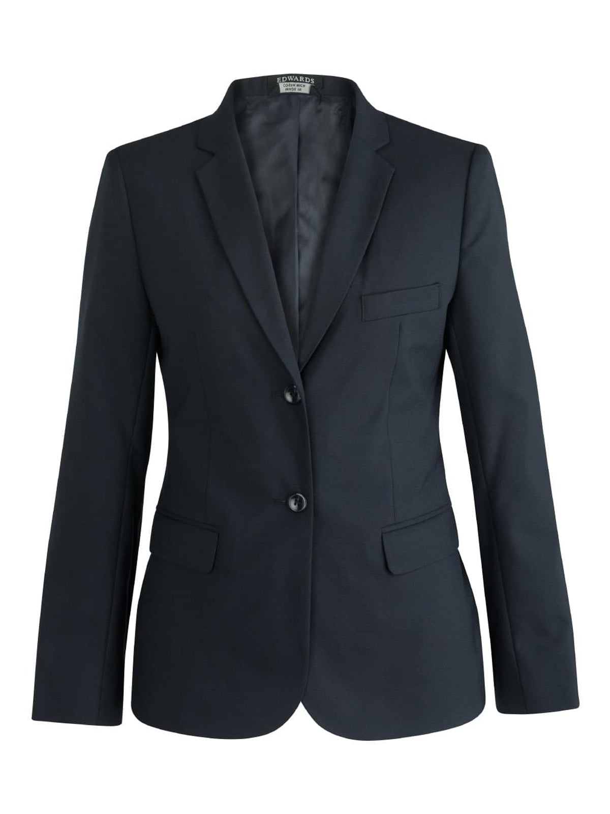 Women's Four-Pocket Signature Suit Coat - 6633 - Navy