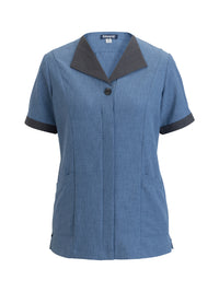Women's Two-Pocket FlexPinnacle Tunic T-Shirt - 7290 - Riviera Blue