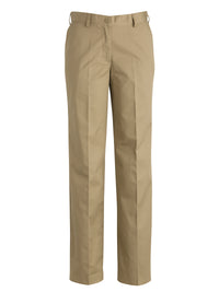 Women's Four-Pocket Chino Flat Front Pant - 8537 - Tan