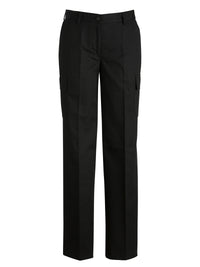 Women's Five-Pocket Utility Chino Cargo Pant - 8538 - Black
