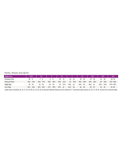 SIZECHART