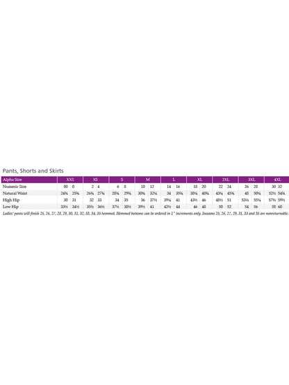 SIZECHART