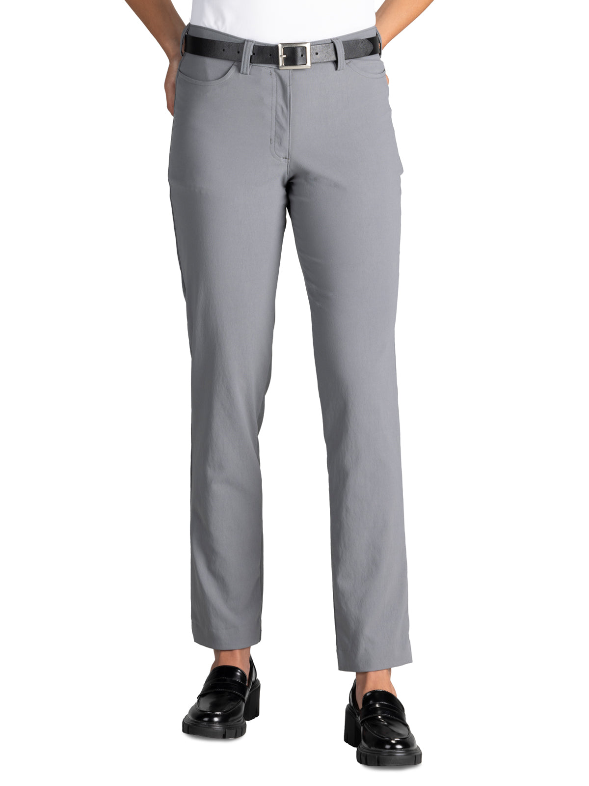 Women's Men's Four-Pocket Chino Pant - 8583 - Ash Grey