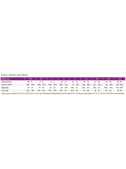 SIZECHART