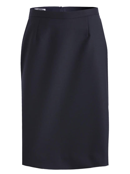 Women's Pocketless Straight Skirt - 9733 - Navy