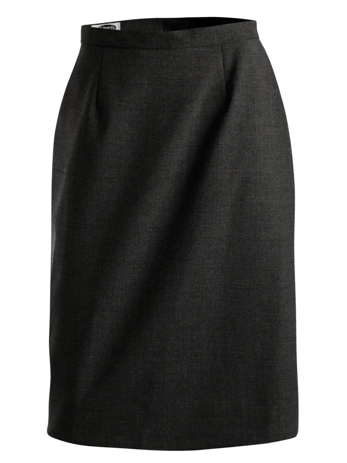Women's Pocketless Straight Skirt - 9733 - Charcoal
