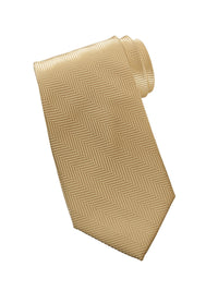 Men's Herringbone Tie - HB00 - Maize