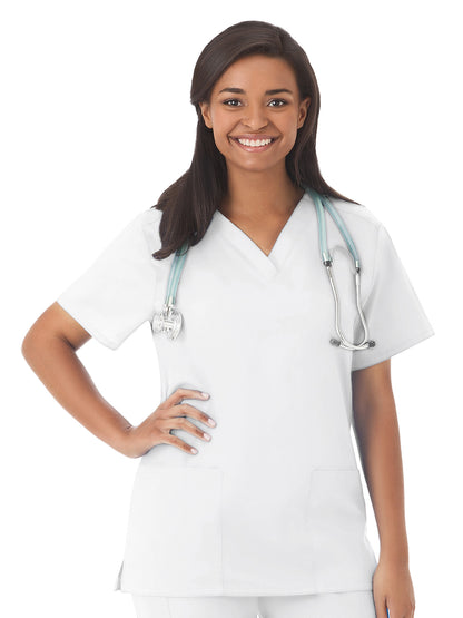 Women's 2-Pocket Scrub Top - 14700 - White