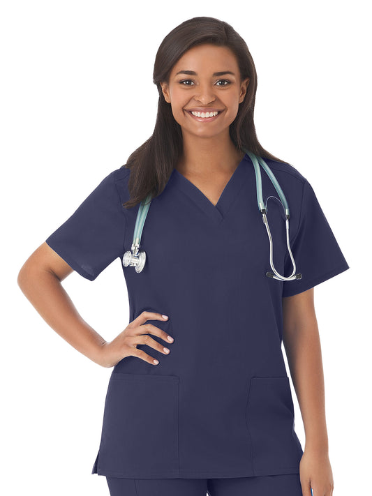 Women's 2-Pocket Scrub Top - 14700 - Navy