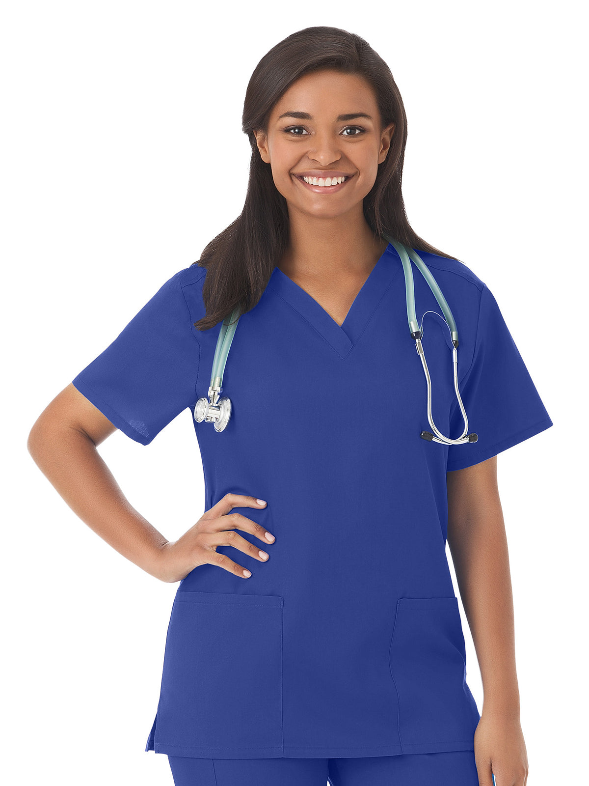 Women's 2-Pocket Scrub Top - 14700 - Galaxy Blue