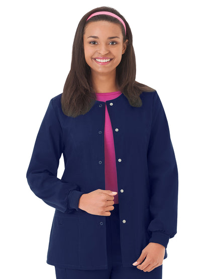 Women's Warm-Up Scrub Jacket - 14740 - New Navy