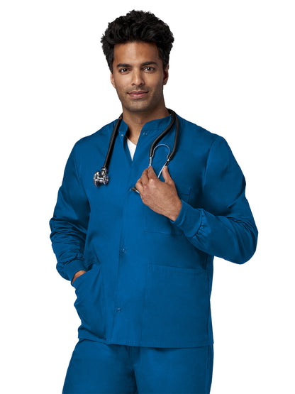 Unisex 4-Pocket Snap Front Jacket - 14780 - Royal Blue