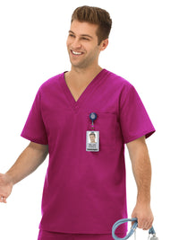 Unisex One Pocket Top - 14900 - Plumberry/Wine